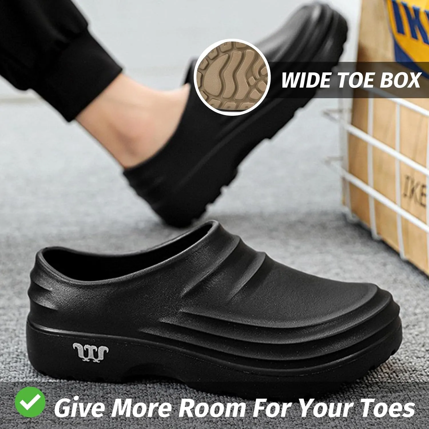 Armadillo Chef Shoes for Men - Slip Resistant, Lightweight & Waterproof Garden Clogs for Women, Ideal Work Shoes for Kitchens
