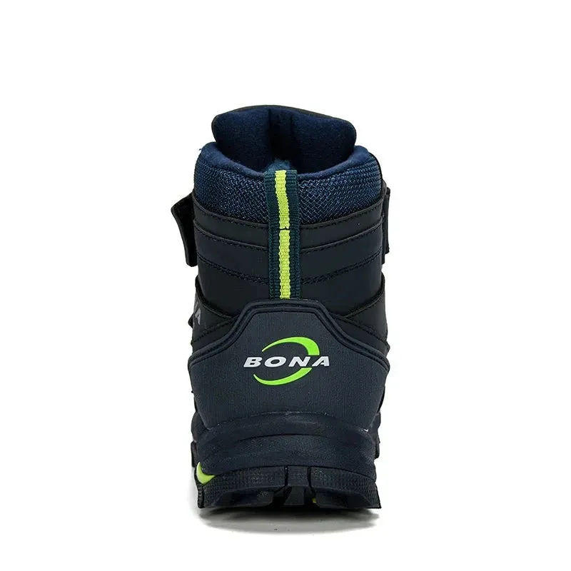 Boys Ankle Length Anti-Slip Warm Hiking Shoes