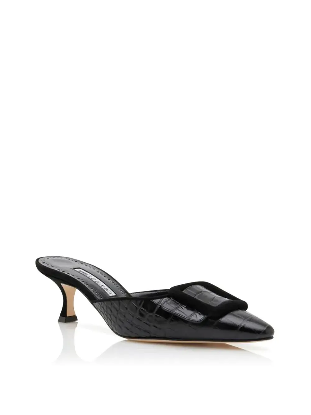 Croc-Embossed Maysalebi Mules