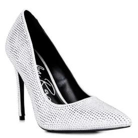 Diamante High Heeled Pumps