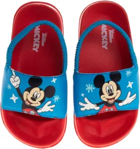 Disney Minnie Mickey Encanto Lightning McQueen Lilo n Stich Slides Backstrap Slip-On Beach Sandals (Toddler/Little Kid)