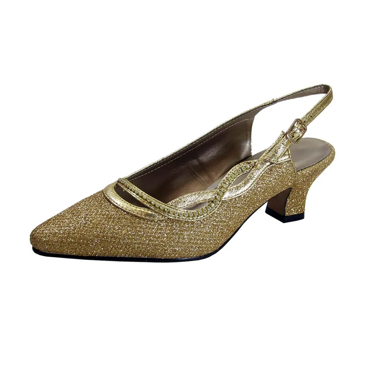 FLORAL Bonita Women's Wide Width Slingback Dress Pumps