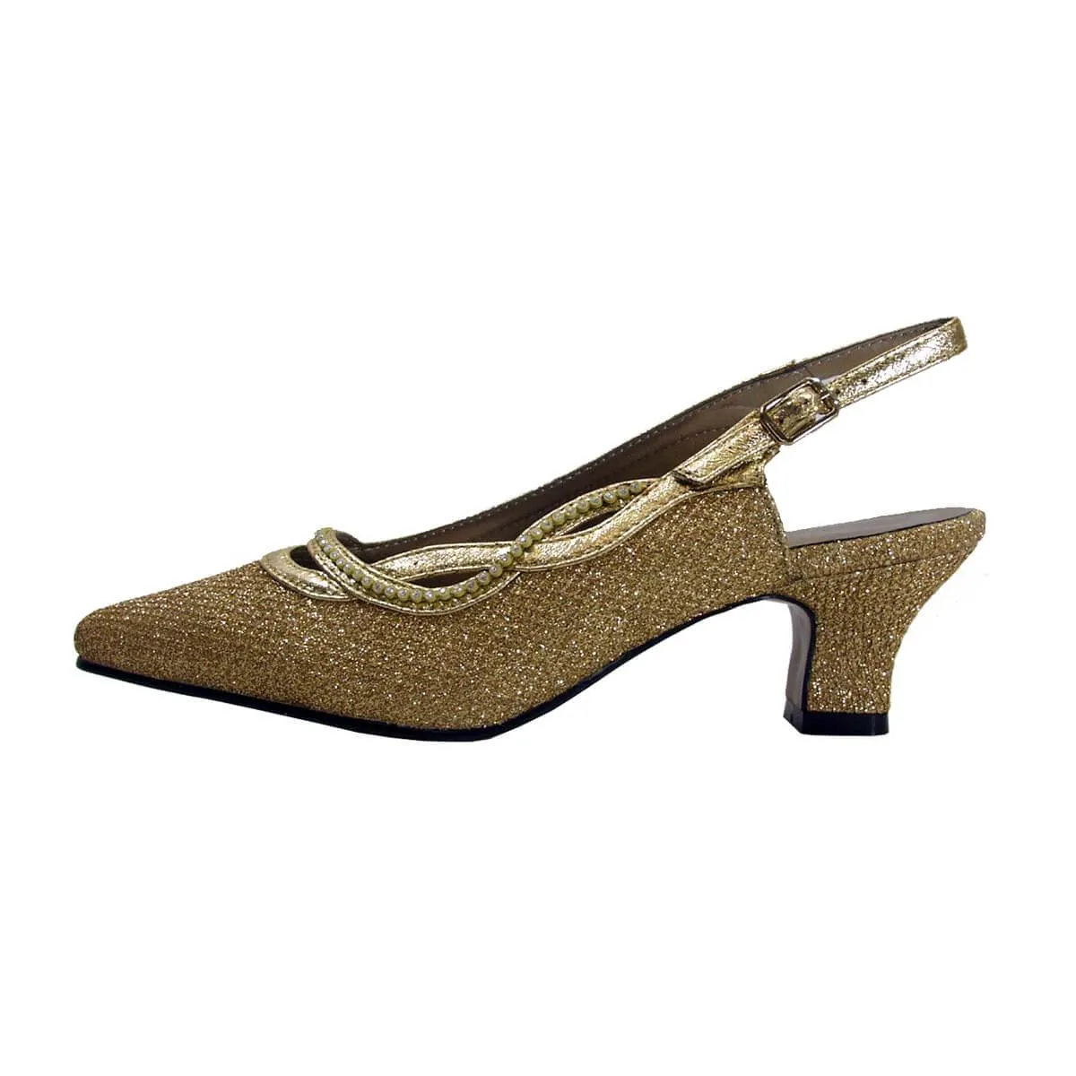 FLORAL Bonita Women's Wide Width Slingback Dress Pumps