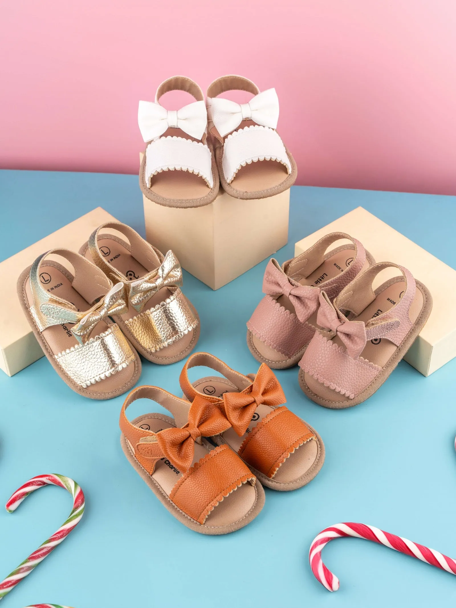 Hazel Soft Sole Sandals - Blush