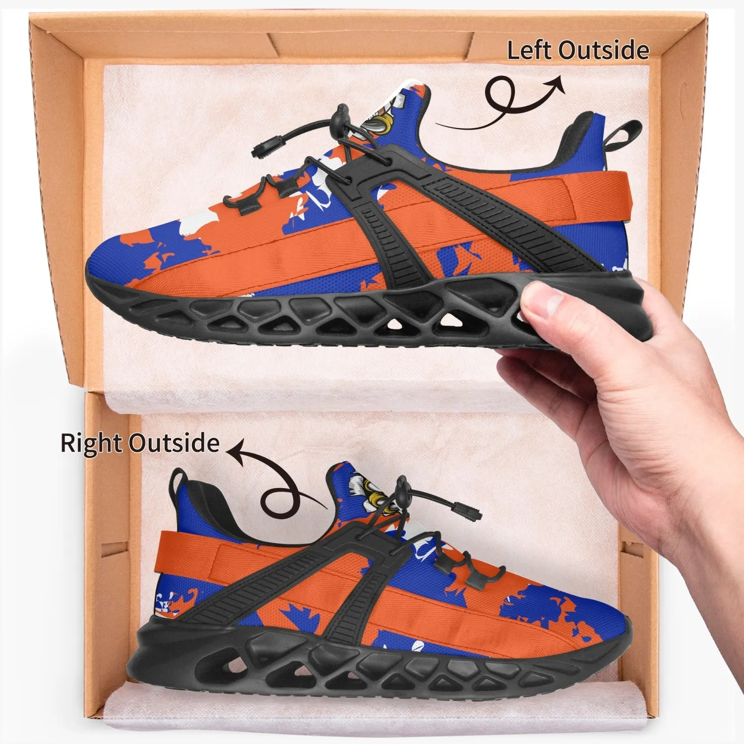 Kicxs FLG Camo Mesh Running Shoes