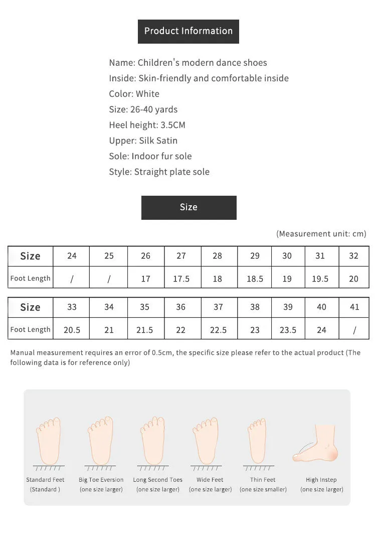 Modern Dance Satin Shoes Indoor Professional Training Shoes