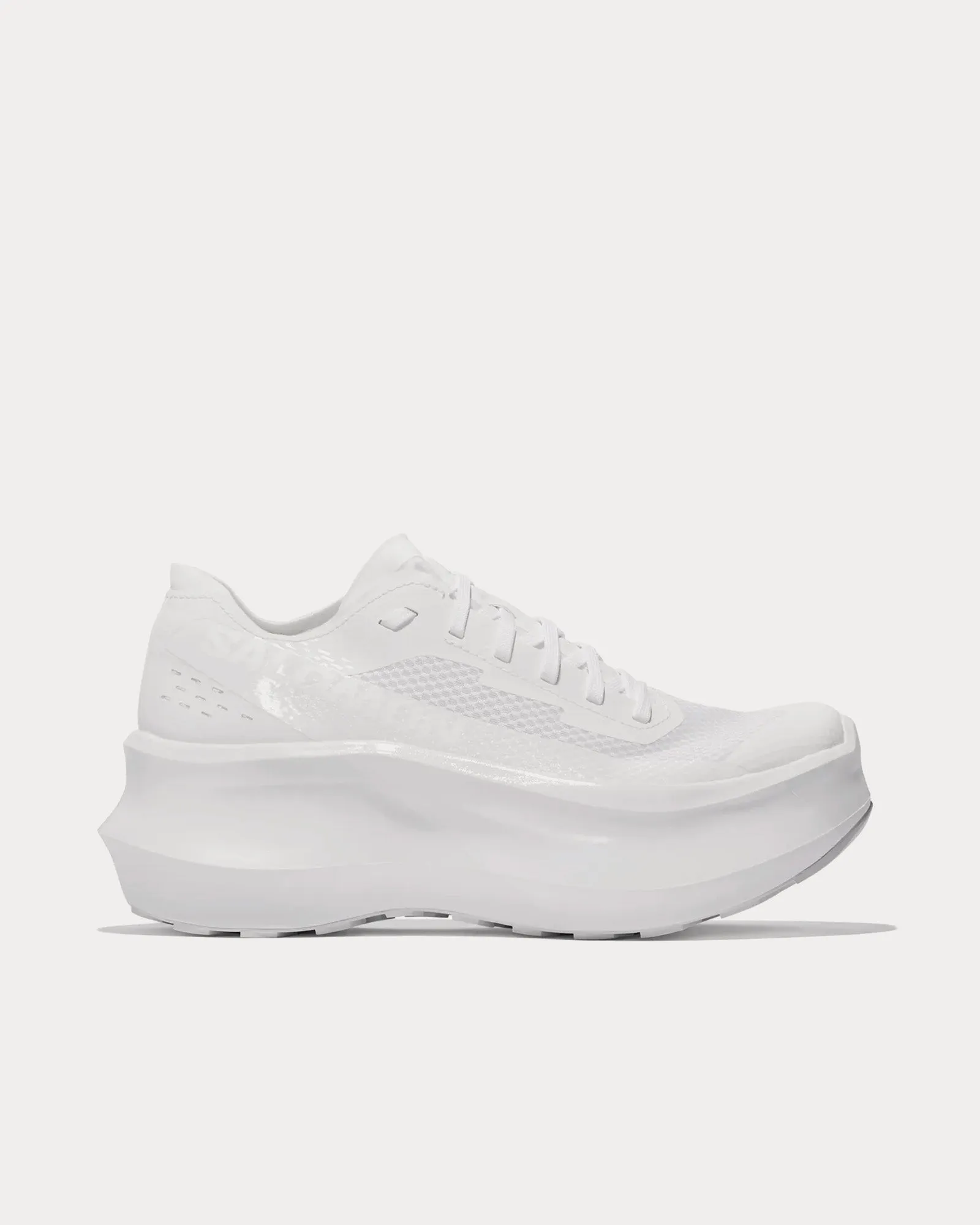 Phantasm Platform White Low Top Sneakers
