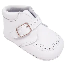 Pretty Originals Leather Boot Soft Sole White