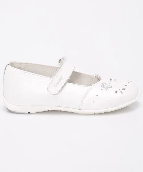 Primigi Off White Leather Mary Janes