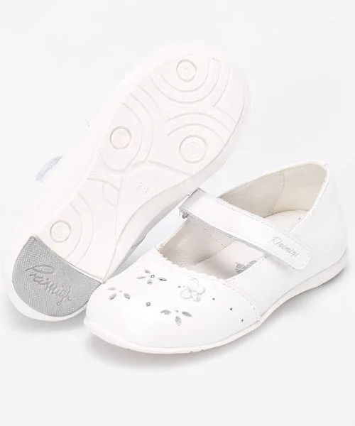 Primigi Off White Leather Mary Janes