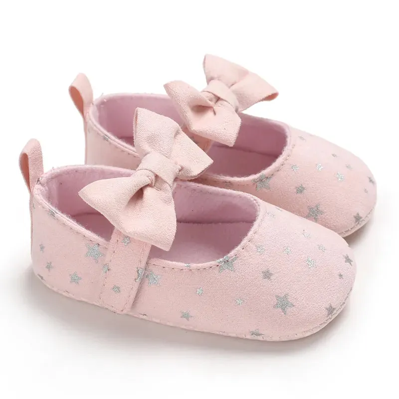 Princess Pink Soft Sole Baby Shoes