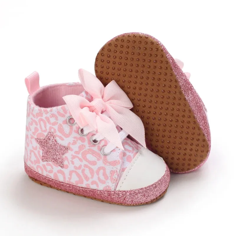 Princess Pink Soft Sole Baby Shoes