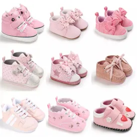 Princess Pink Soft Sole Baby Shoes