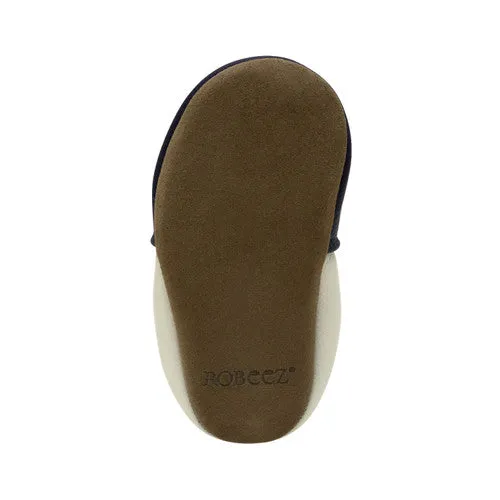 Robeez Shine Bright | Moon Navy Infant Soft Sole Bootie