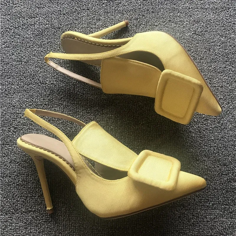 Stop The Rush Slingback Heeled Sandal