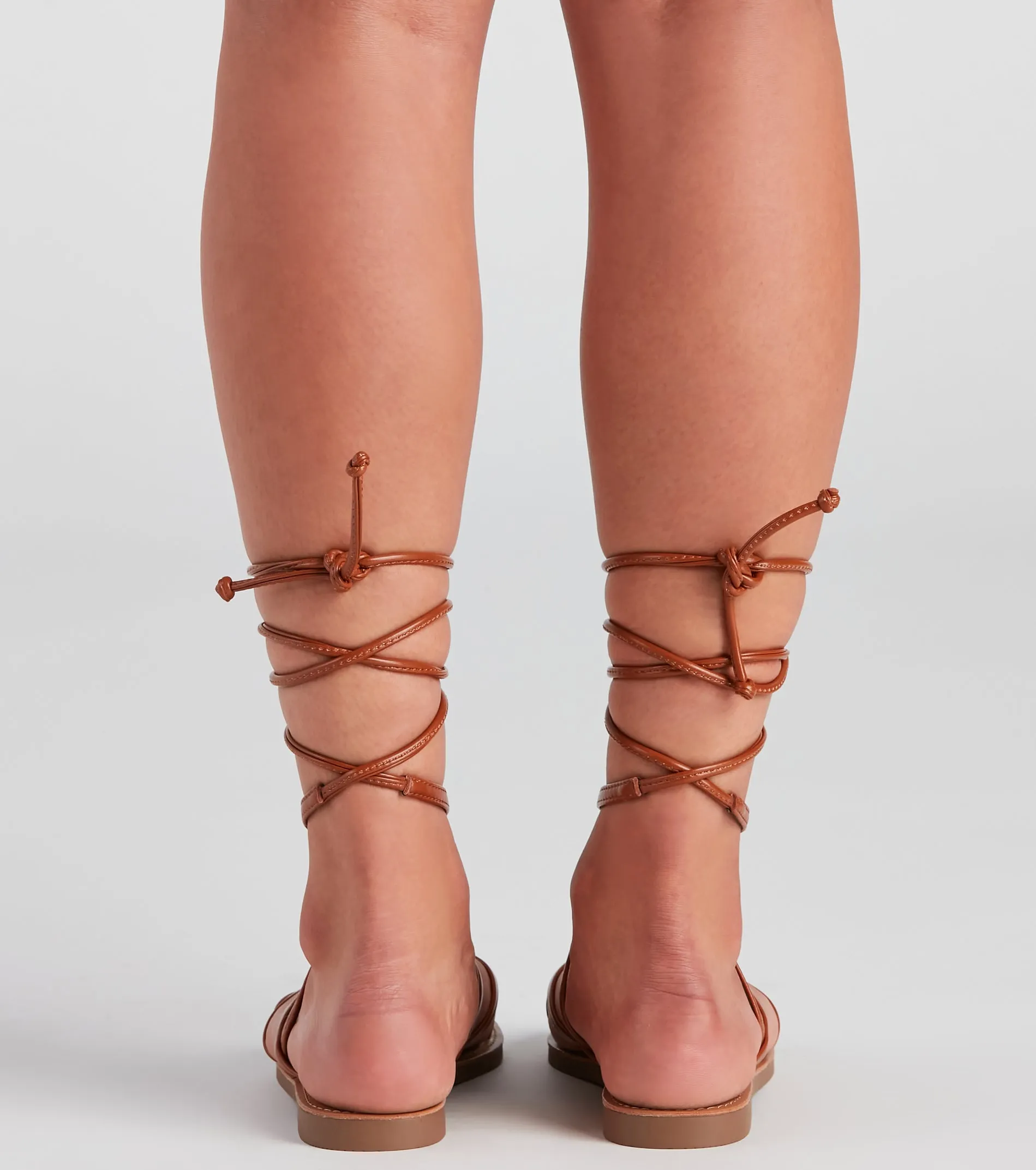 Up My Alley Lace-Up Sandals