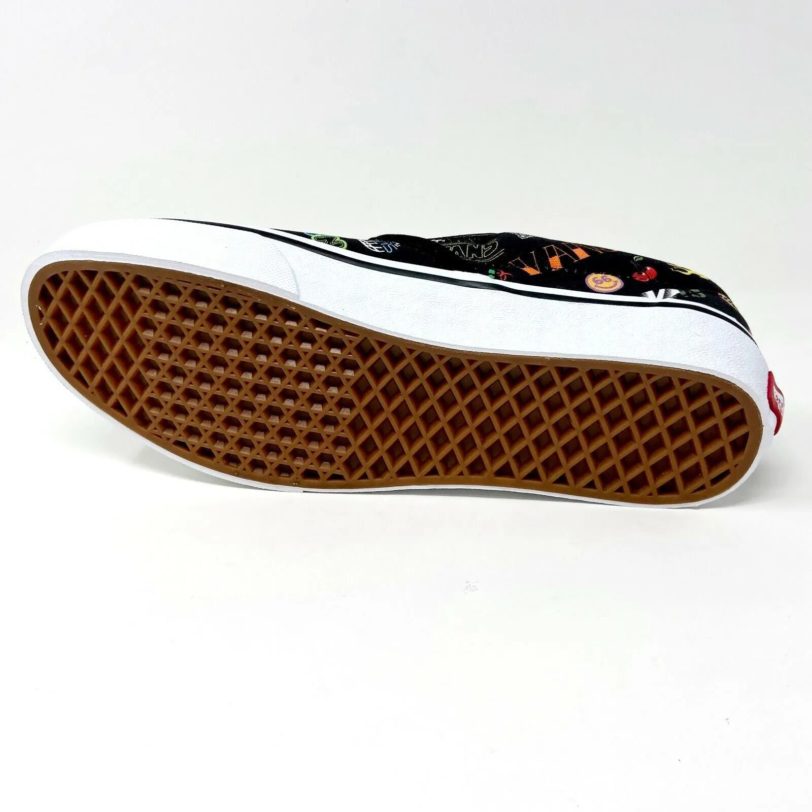 Vans Classic Slip On (Disruptive) Black True White Womens Casual Shoes