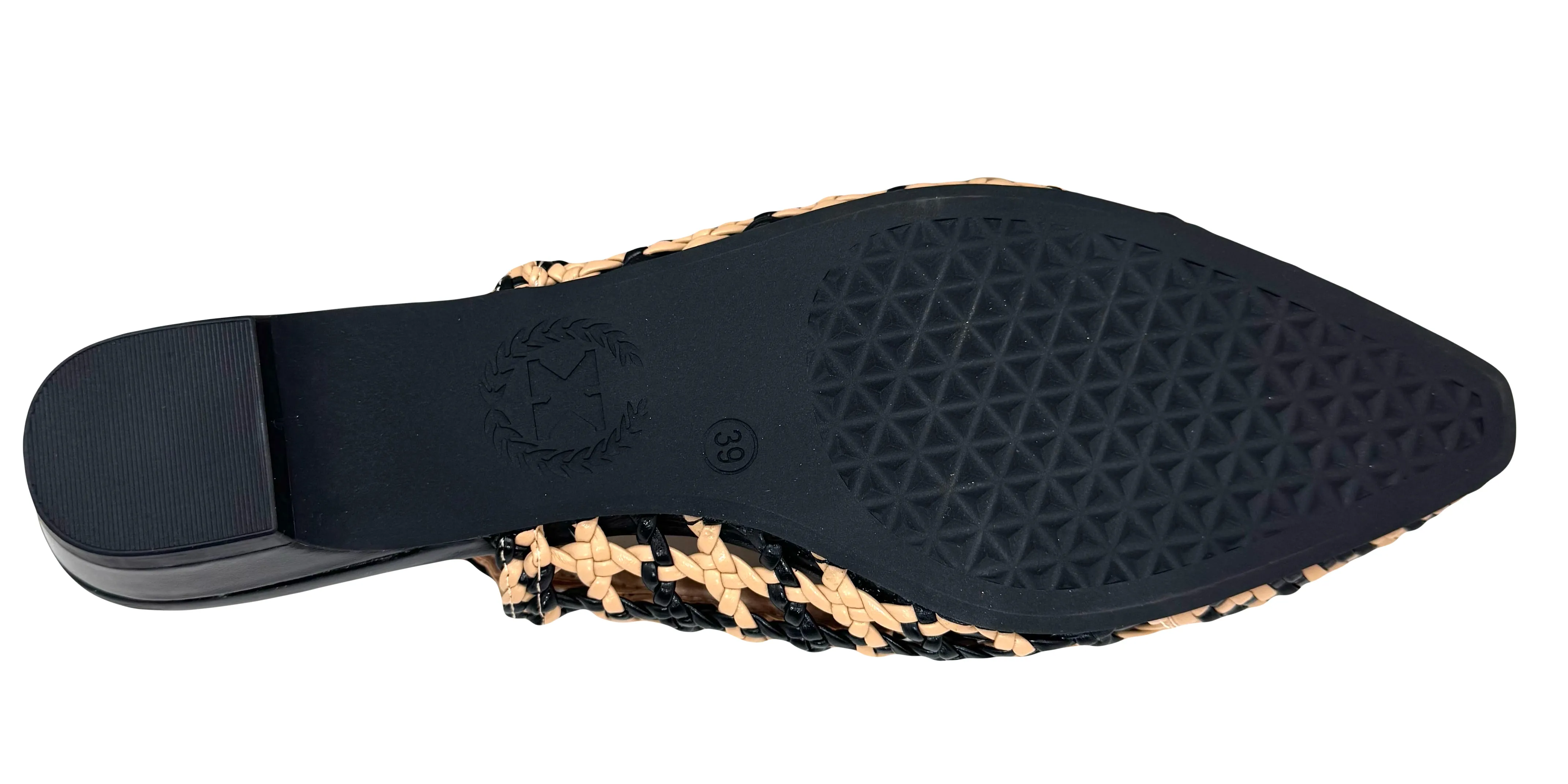 XTI Ladies Woven Upper Sling Back